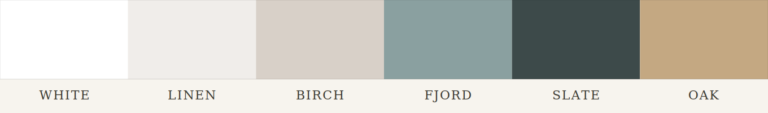 Scandinavian Color Palette